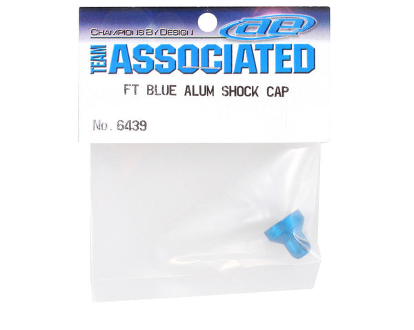 Team Associated blue Anodized Shock cap