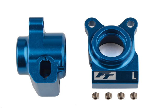 Team Associated RC10B6.2 Factory Team Aluminum Rear Hubs (Blue)
