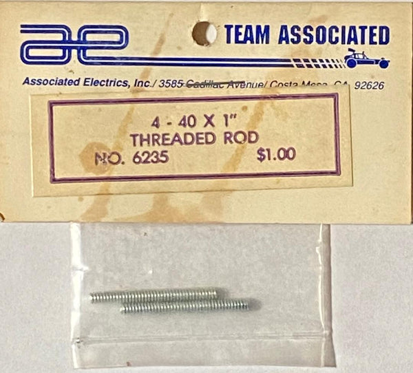 Team Associated threaded rod 4-40 x 1"