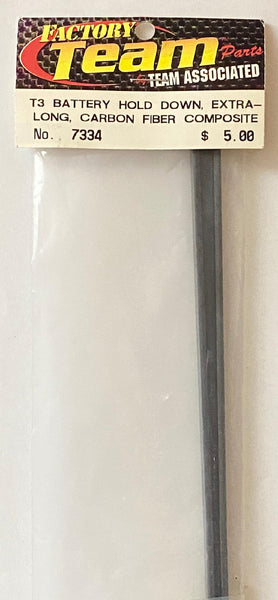 Team Associated T3 extra-long carbon fiber battery hold down strap