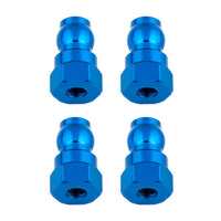 Team Associated 12mm Aluminum Shock Bushings (Blue)