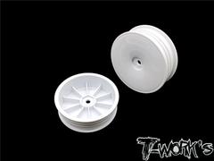 T-Works B6 narrow front wheels white 12mm hex 2.2